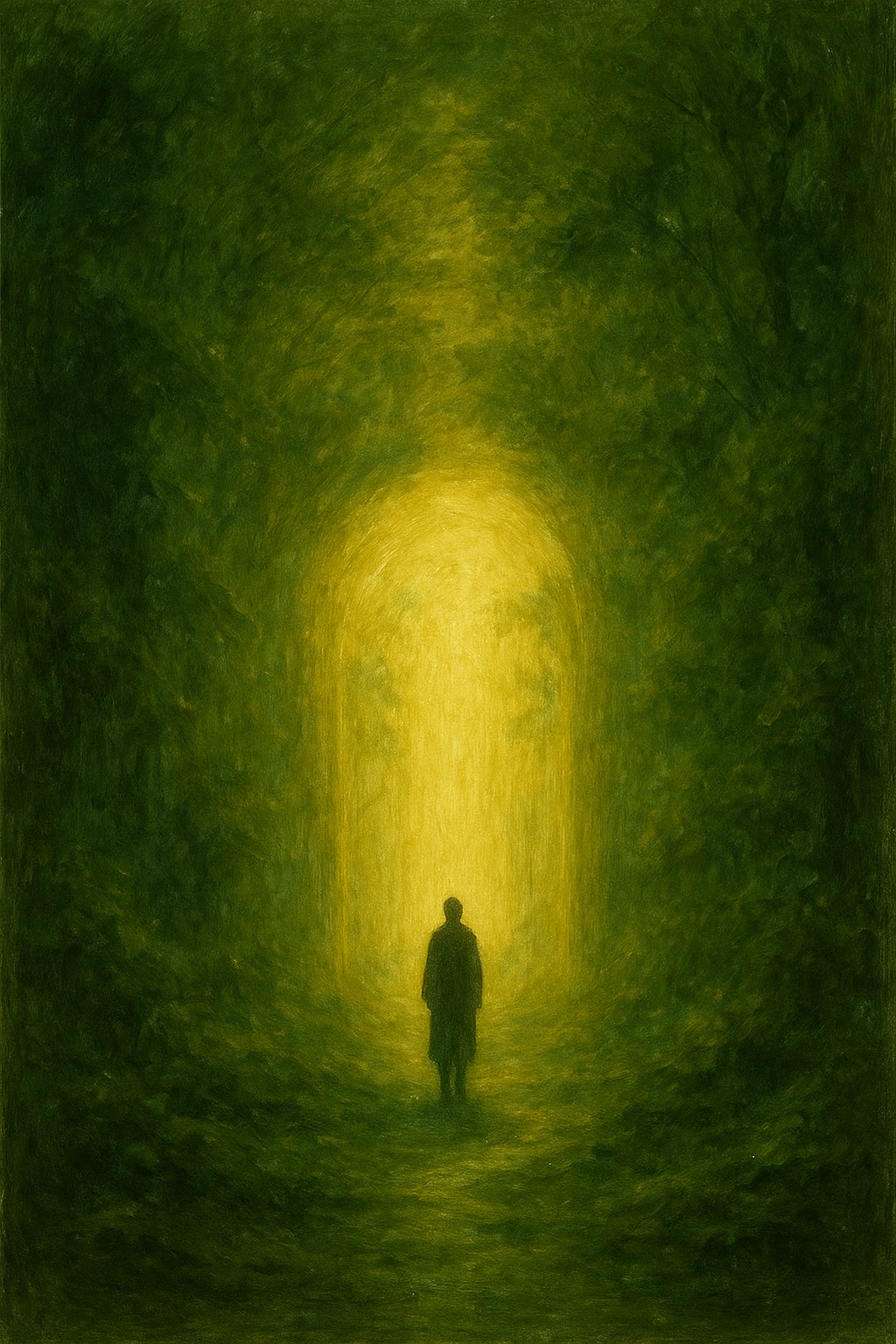 Mystical portal abstract art print at 2×3 ratio