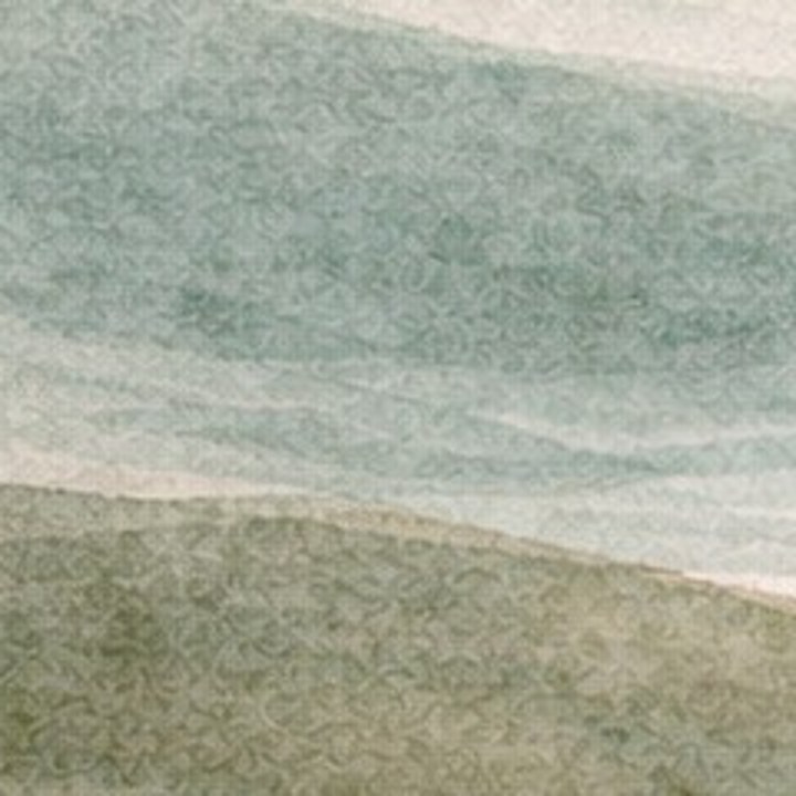 Watercolor artwork detail at print scale — original
